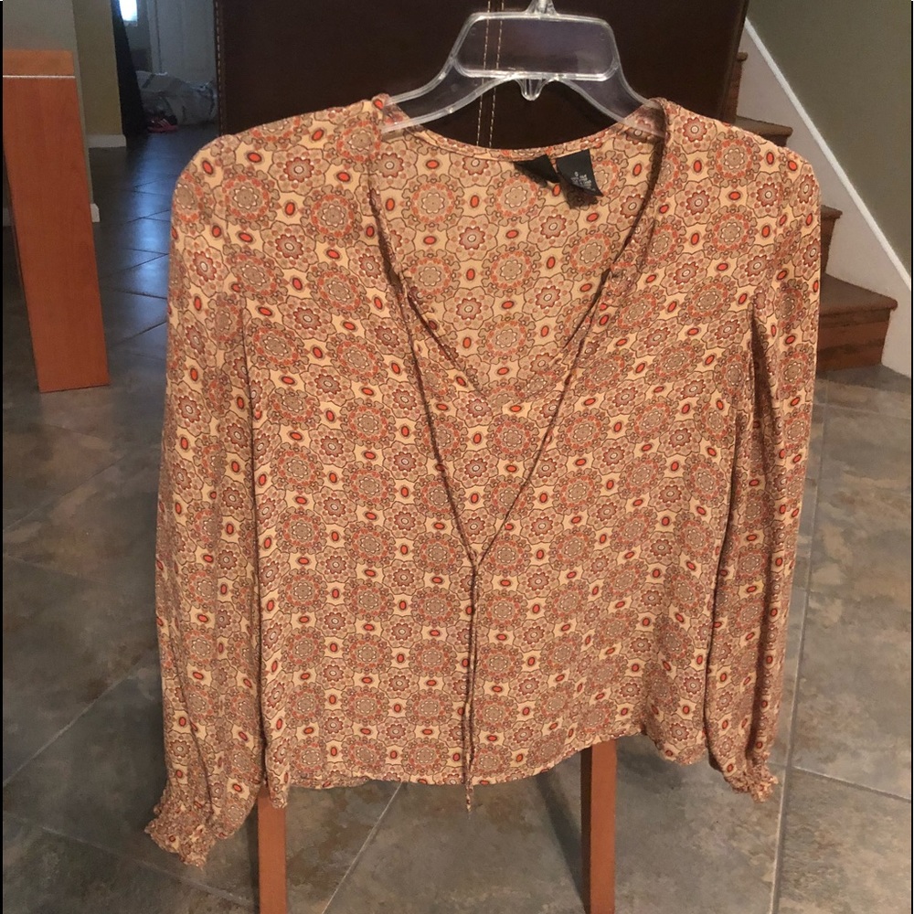100% silk blouse